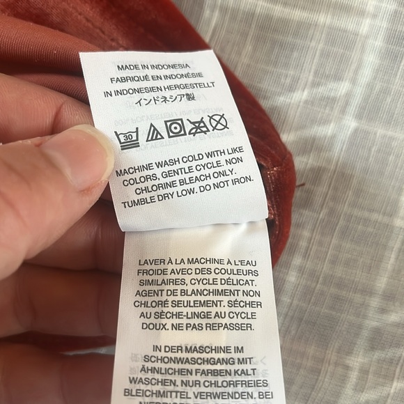 Madewell Mockneck Velvet Shirt - Picture 6 of 8